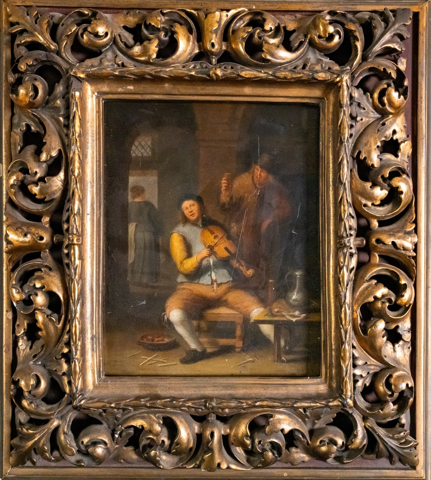 Willem Van Herp | The blind fiddler | MutualArt