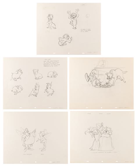 Marc Davis | character studies and concept drawings from The Black ...