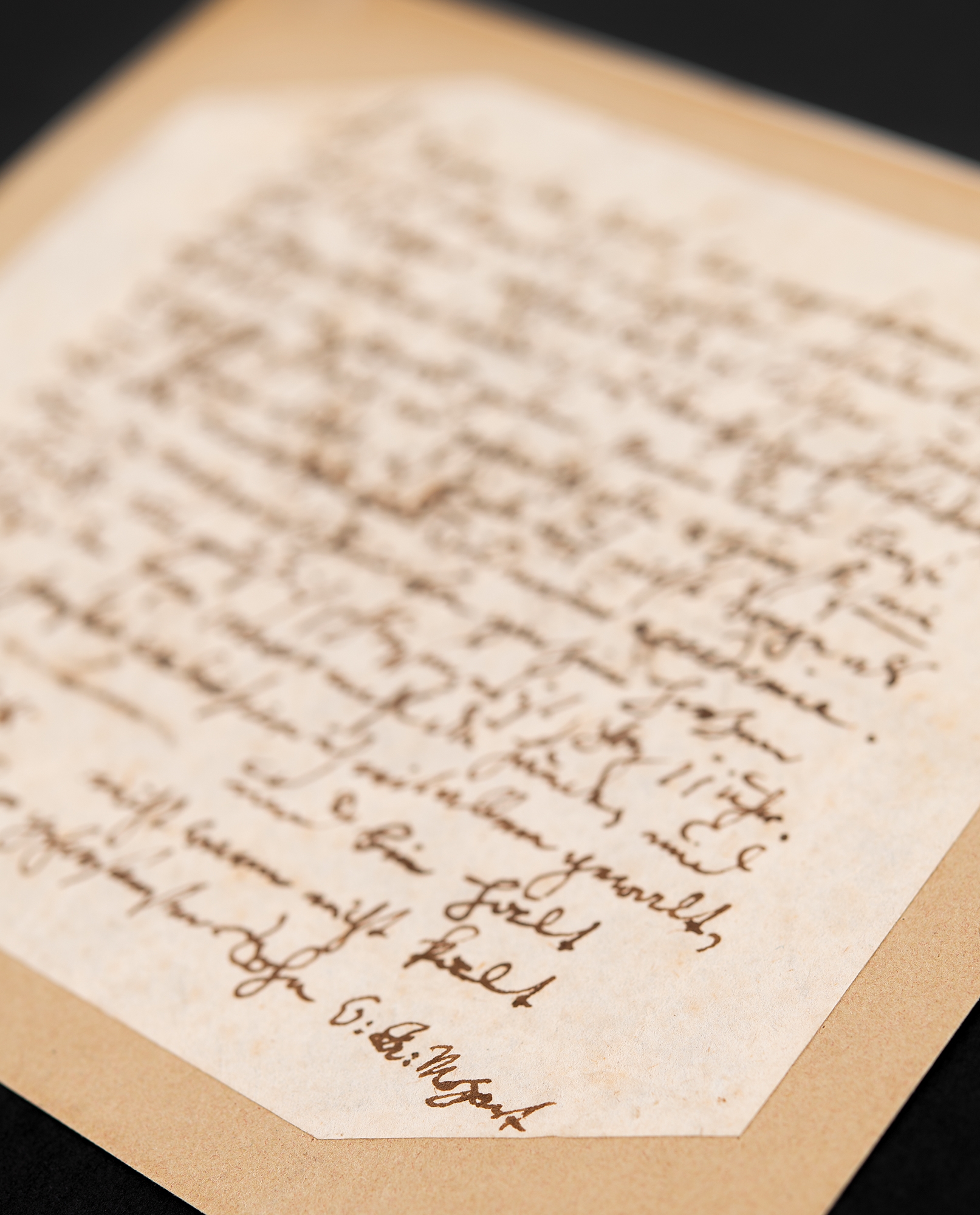 Wolfgang Amadeus Mozart | Autograph Letter Signed, Writing to His ...