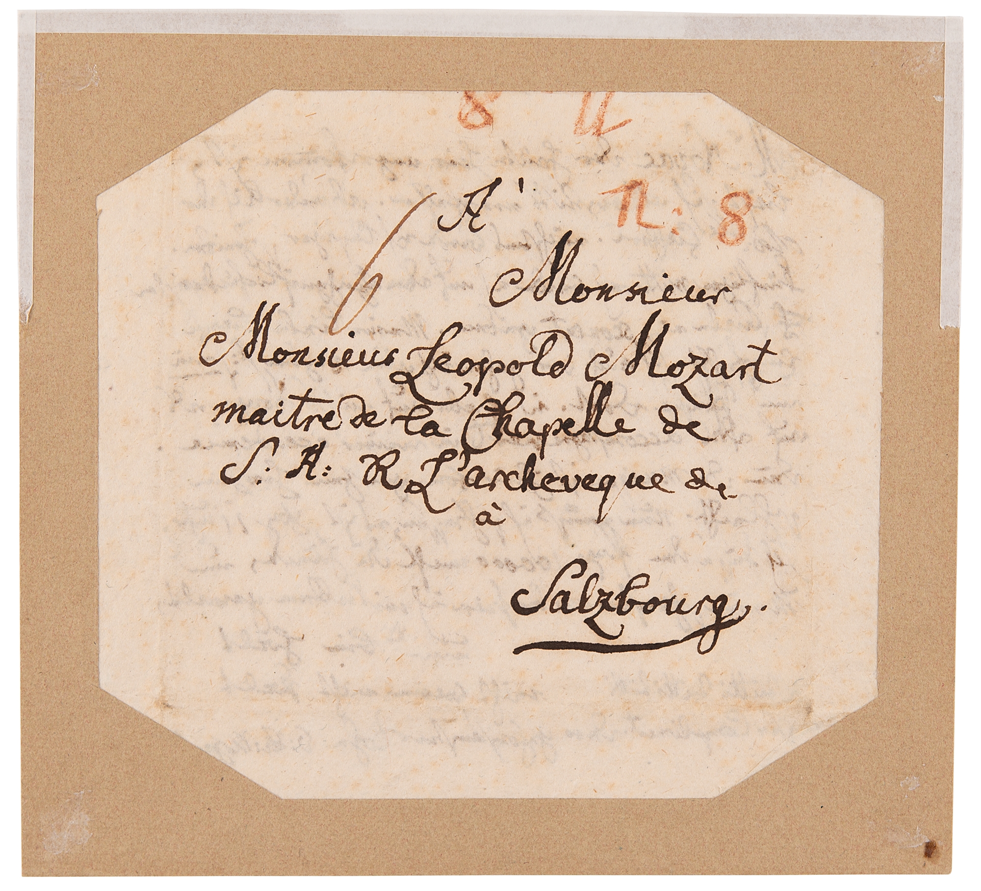Wolfgang Amadeus Mozart | Autograph Letter Signed, Writing to His ...