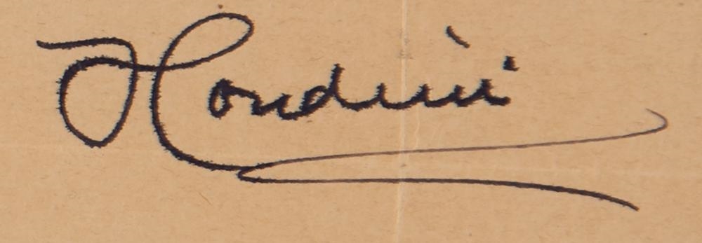 Harry Houdini | Typed Letter Signed to a Fellow Magician (1917) | MutualArt