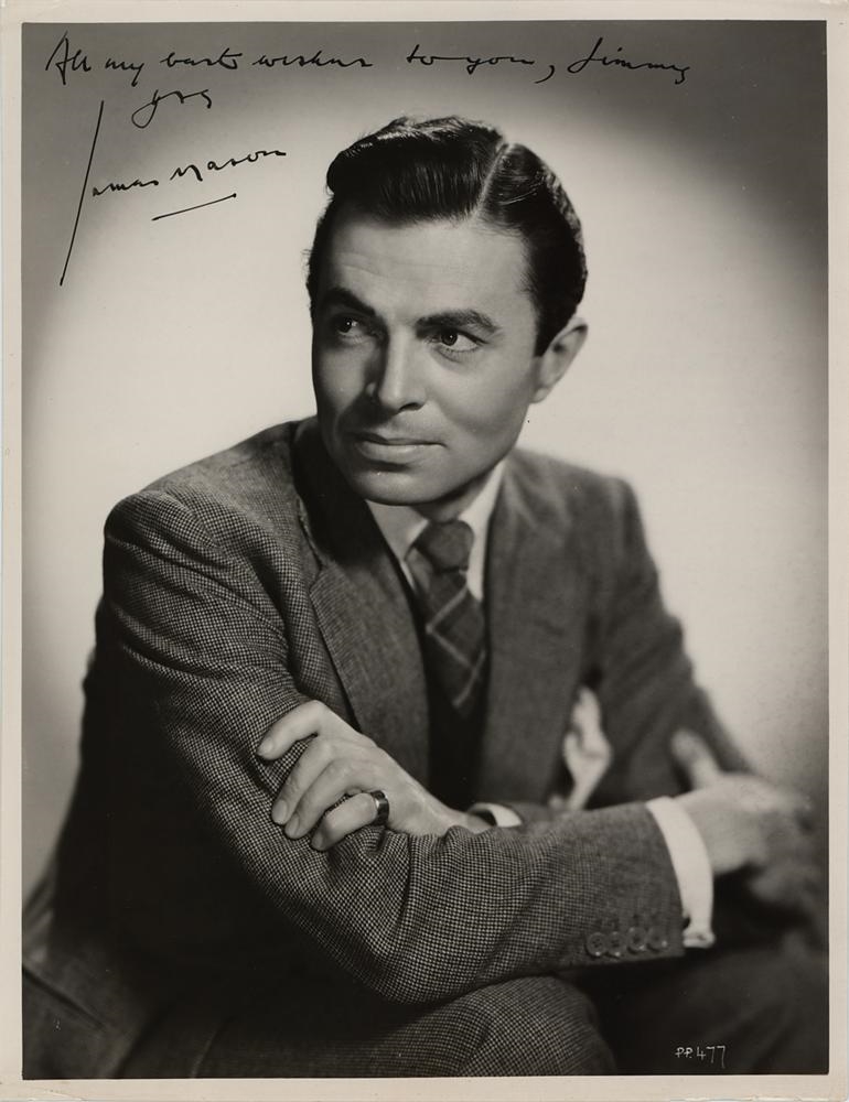 James Mason | James Mason Signed Photograph | MutualArt