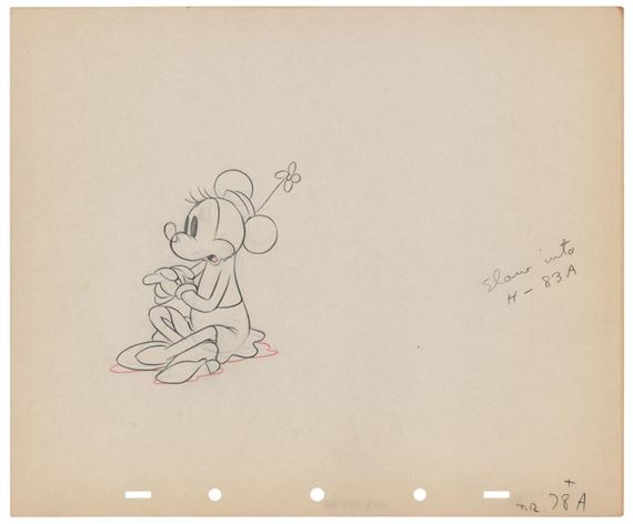 Walt Disney Studios | Minnie Mouse production drawing from Mickey's ...