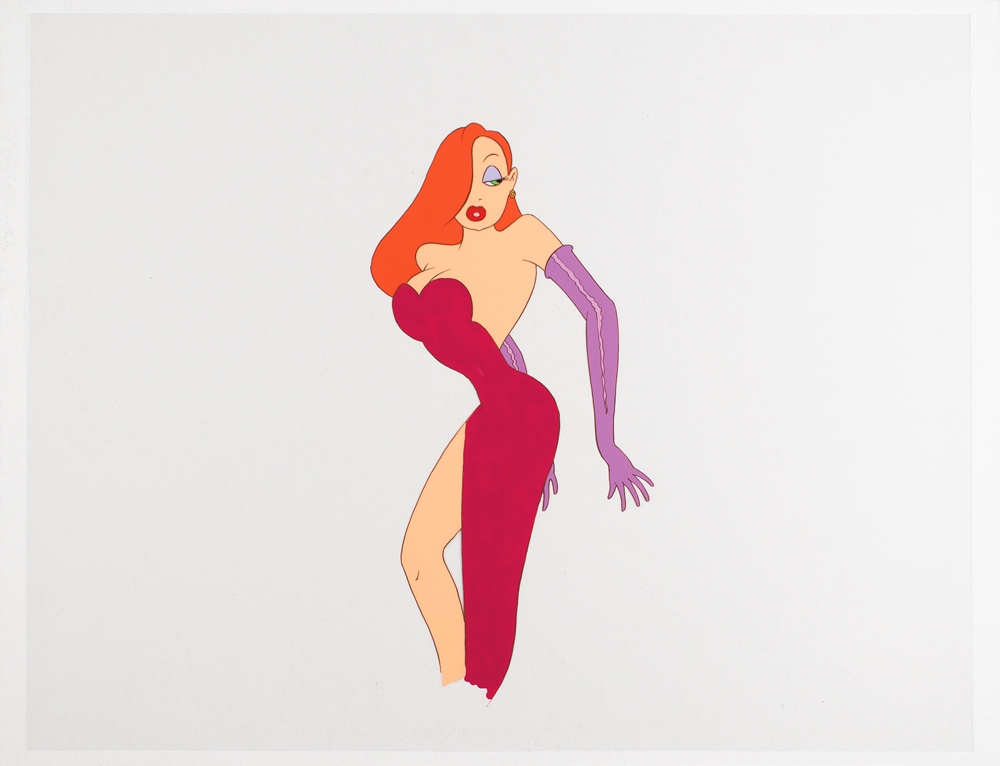 Walt Disney Studios | Jessica Rabbit production color model cel from ...