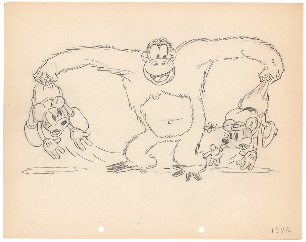 Walt Disney Studios | Mickey and Minnie Mouse and Beppo the Gorilla ...