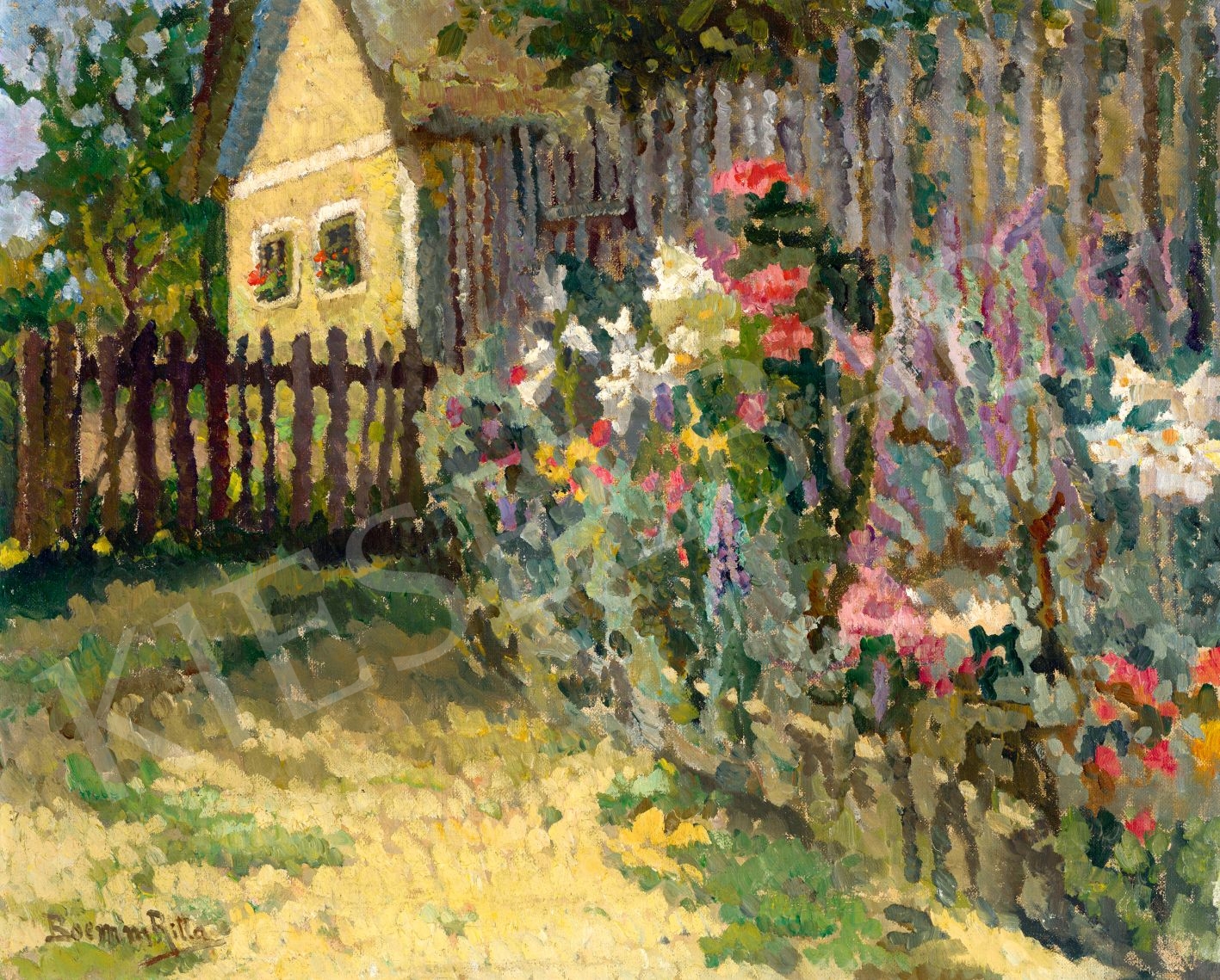 Ritta Boemm | In a Sunlit Garden (1910s) | MutualArt