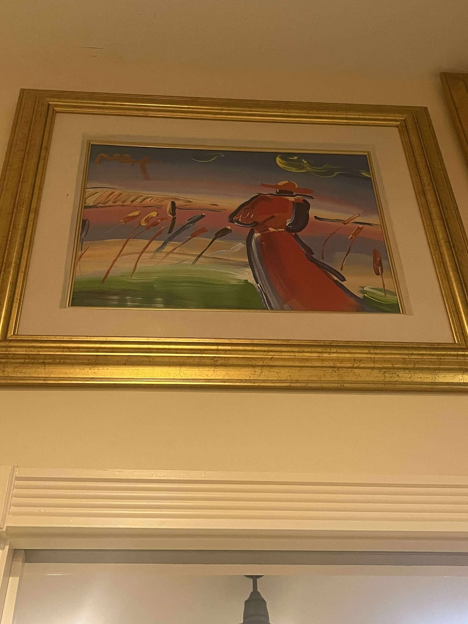 Peter Max | Walking in Reeds | MutualArt