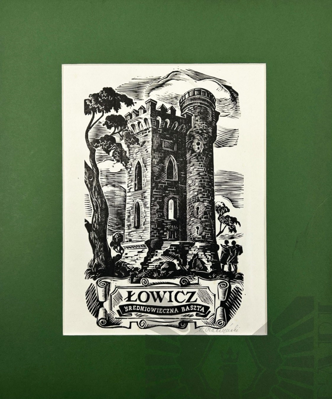 Stanislaw Raczynski | woodcut from the series Monuments of Poland ...