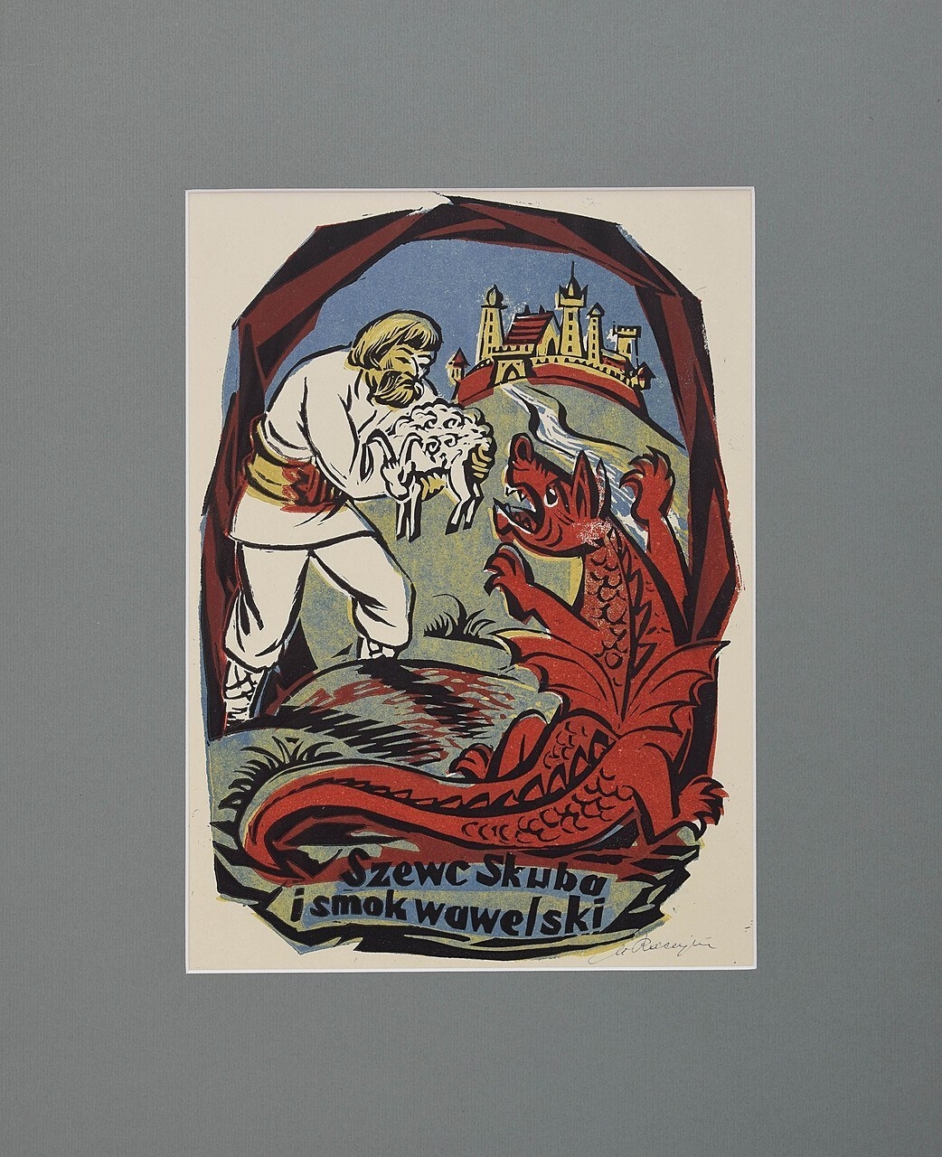 Stanislaw Raczynski | Skuba the Shoemaker and the Wawel Dragon | MutualArt
