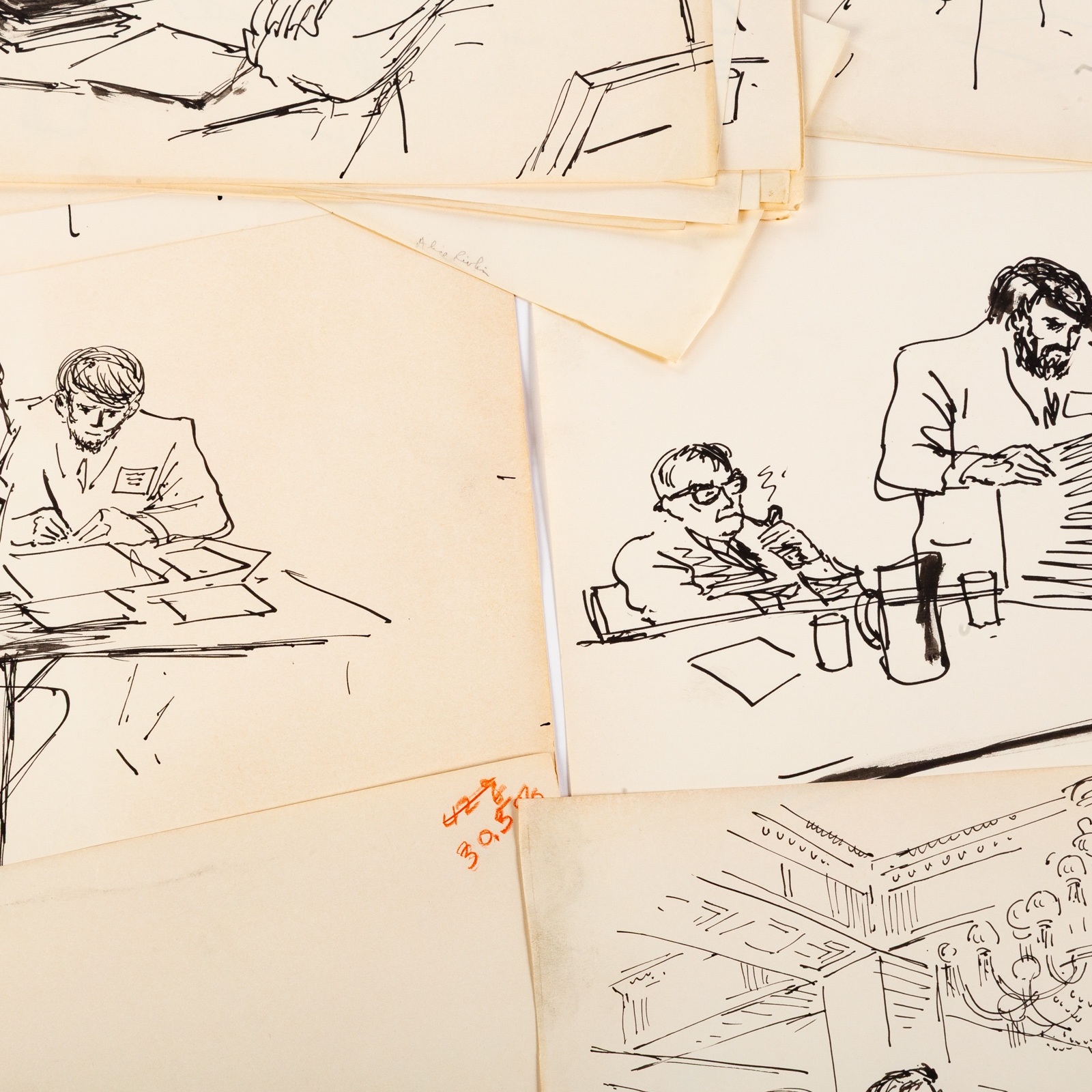 Aaron Sopher | Group of 28 Gesture Sketches | MutualArt