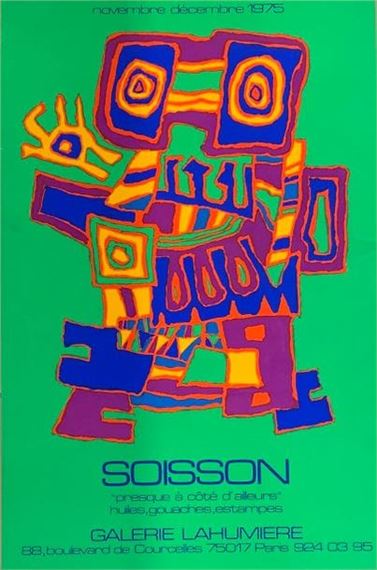 Jacques Soisson | Silkscreen poster (1975) | MutualArt