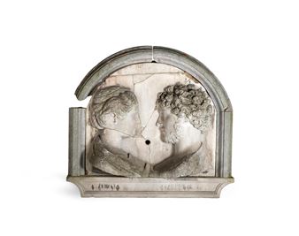 A Marble Relief of the Emperor Marcus Aurelius & Empress Faustina