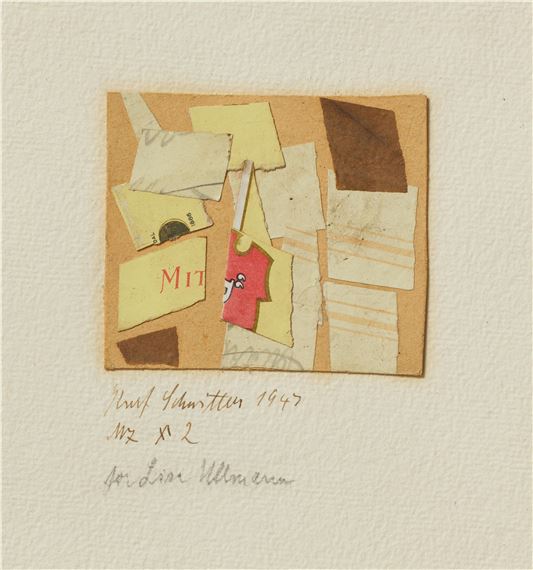 Kurt Schwitters Auction Results: Past Sales & Hammer Prices