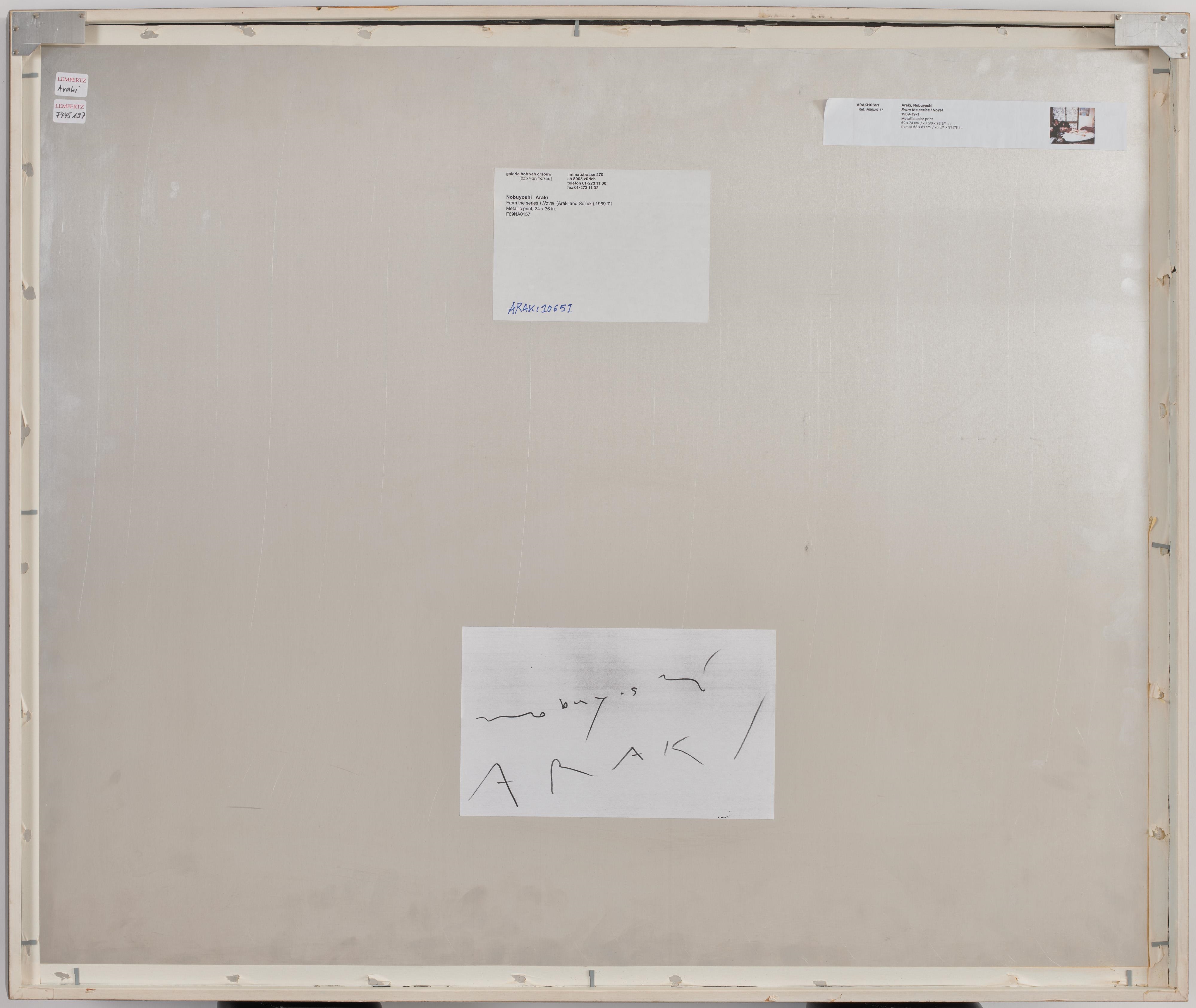 Nobuyoshi Araki | Untitled (from the series: I Novel (1969 - 1971 ...