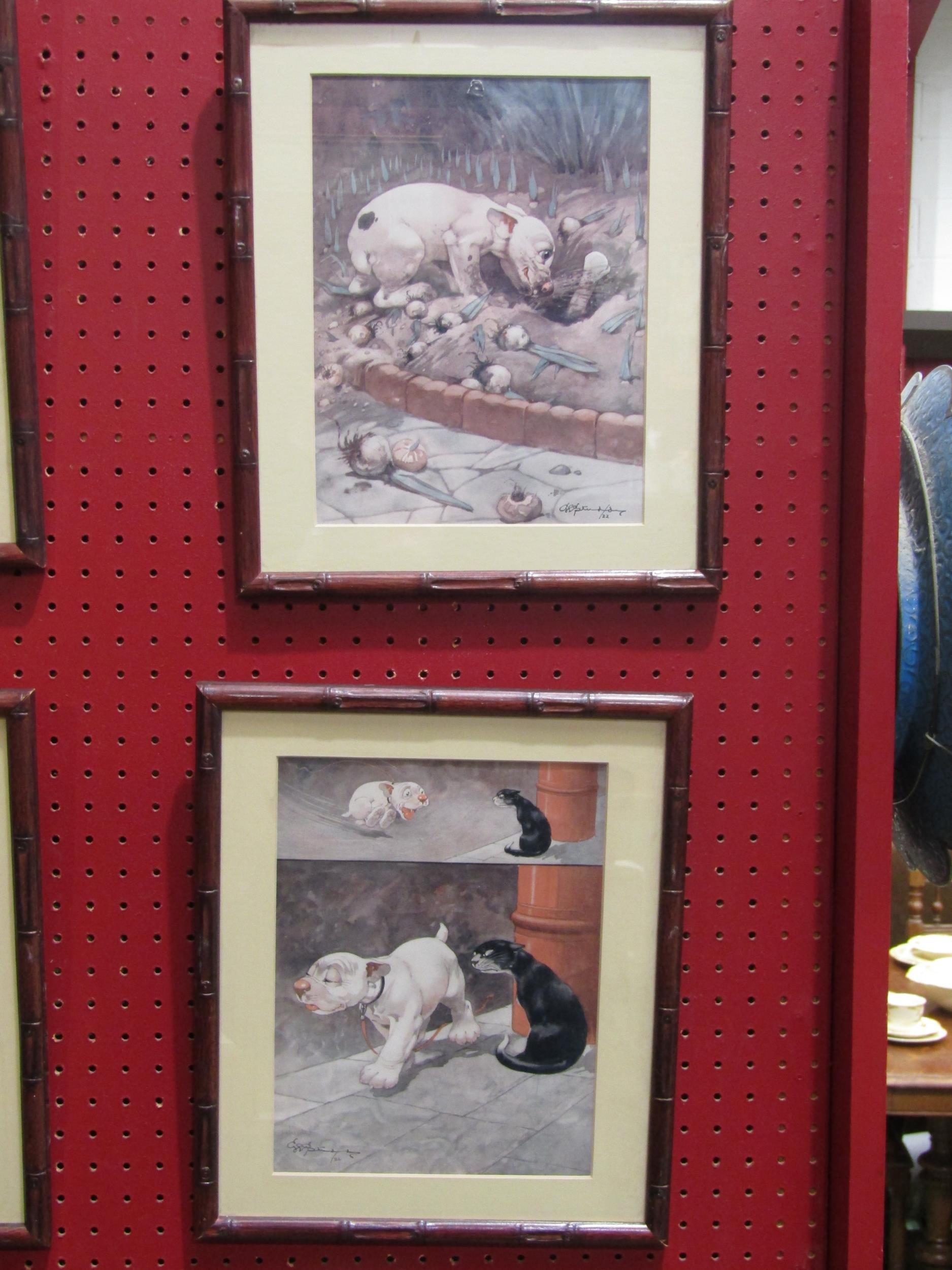 George Ernest Studdy | A set of four vintage 1920's George Studdy ...