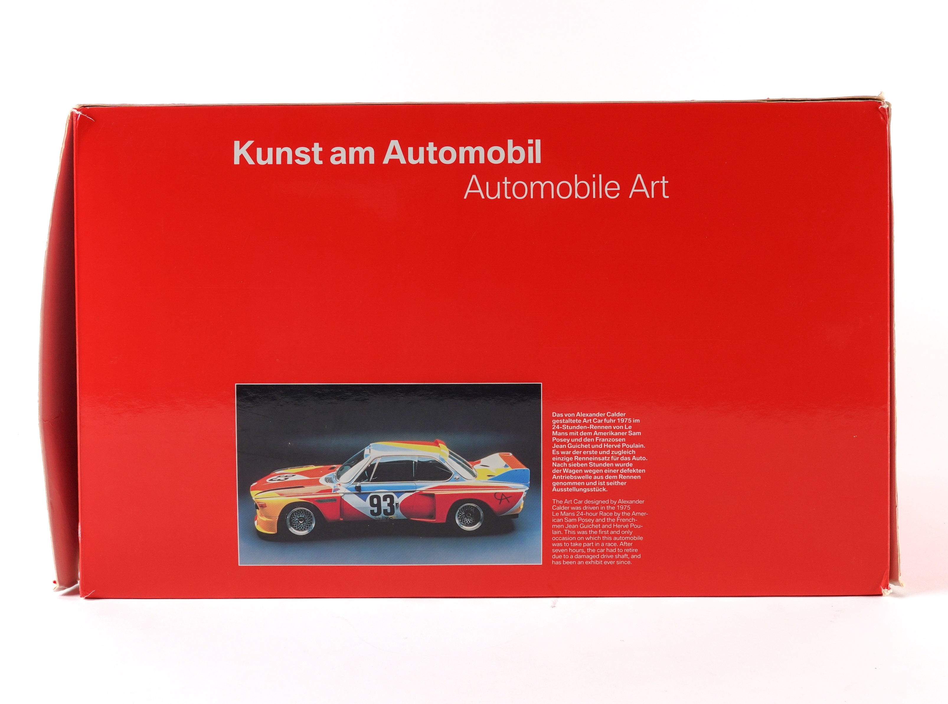 Alexander Calder | Art Car Alexander Calder BMW 3.5 CSL Museum Edition ...