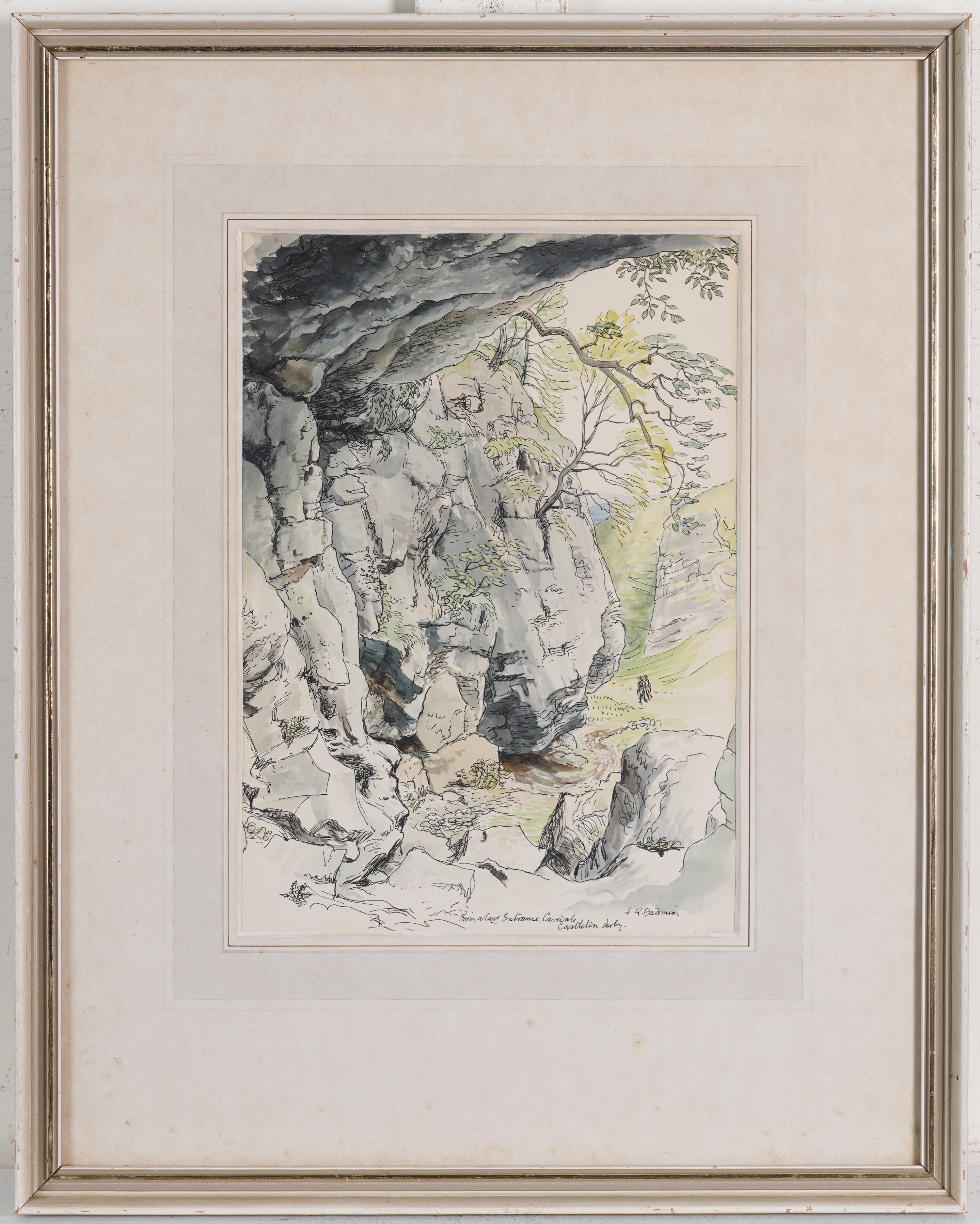 Stanley Roy Badmin | From a cave entrance, Cavedale Castleton Derby ...