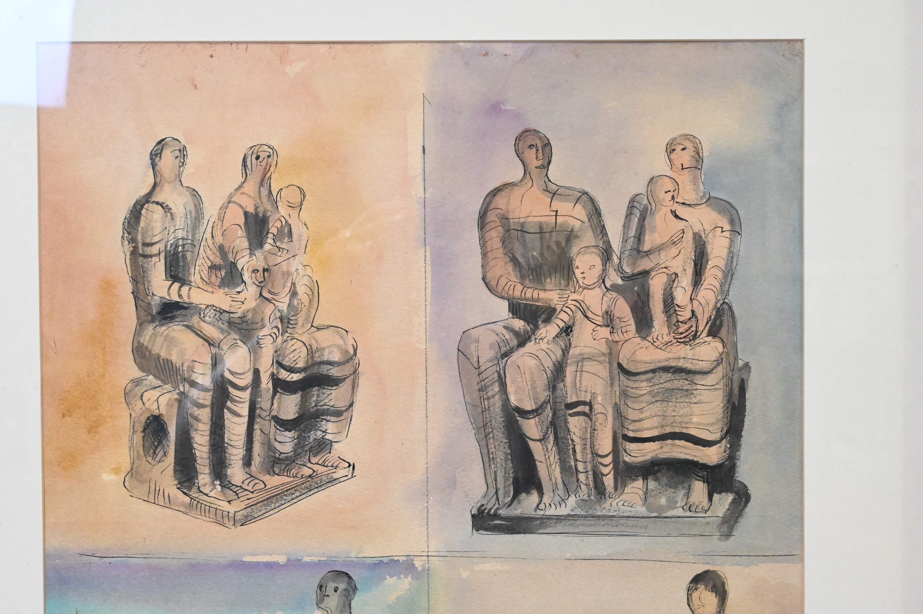 Henry Moore | Family Groups (1944) | MutualArt