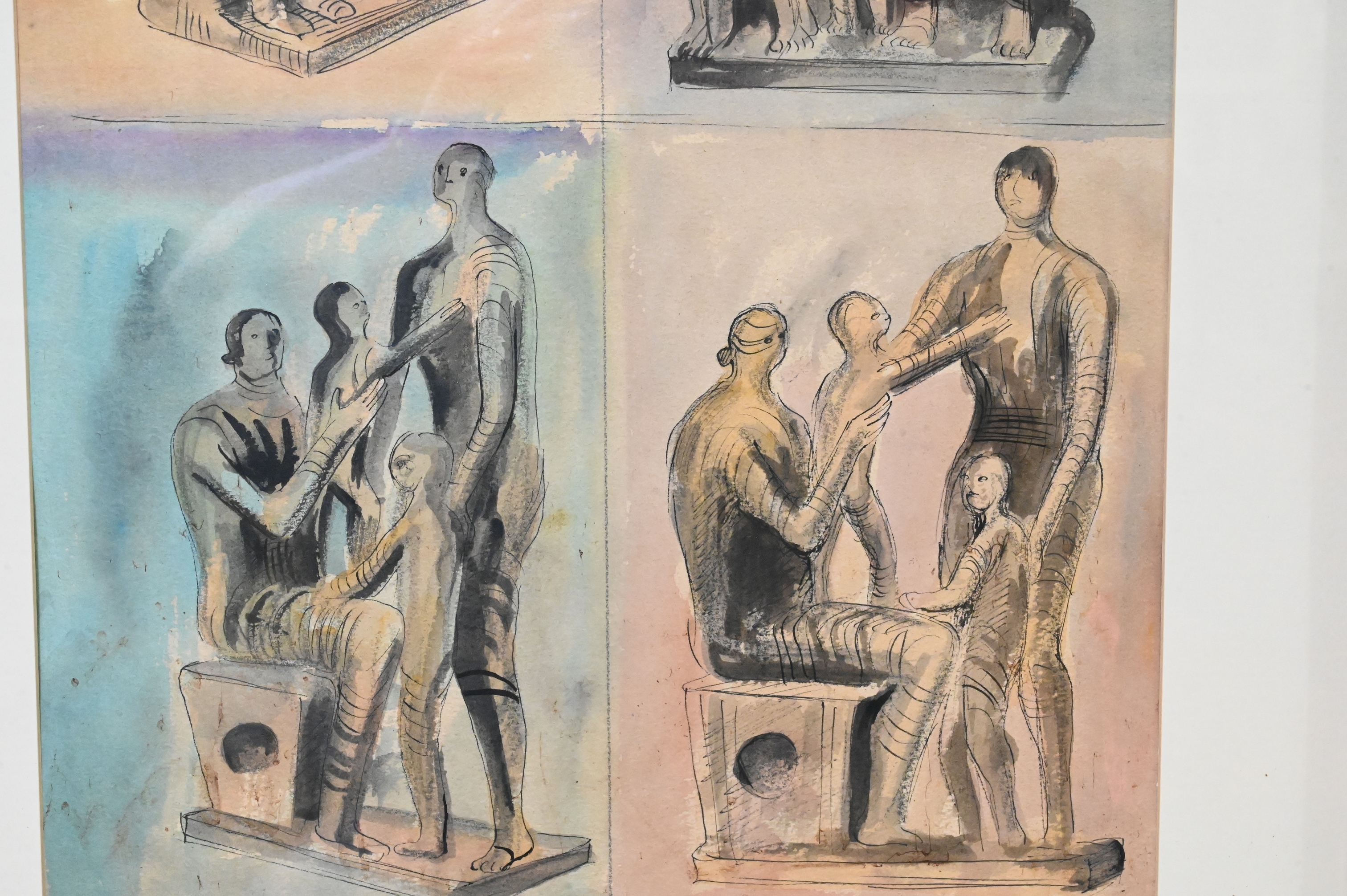 Henry Moore | Family Groups (1944) | MutualArt