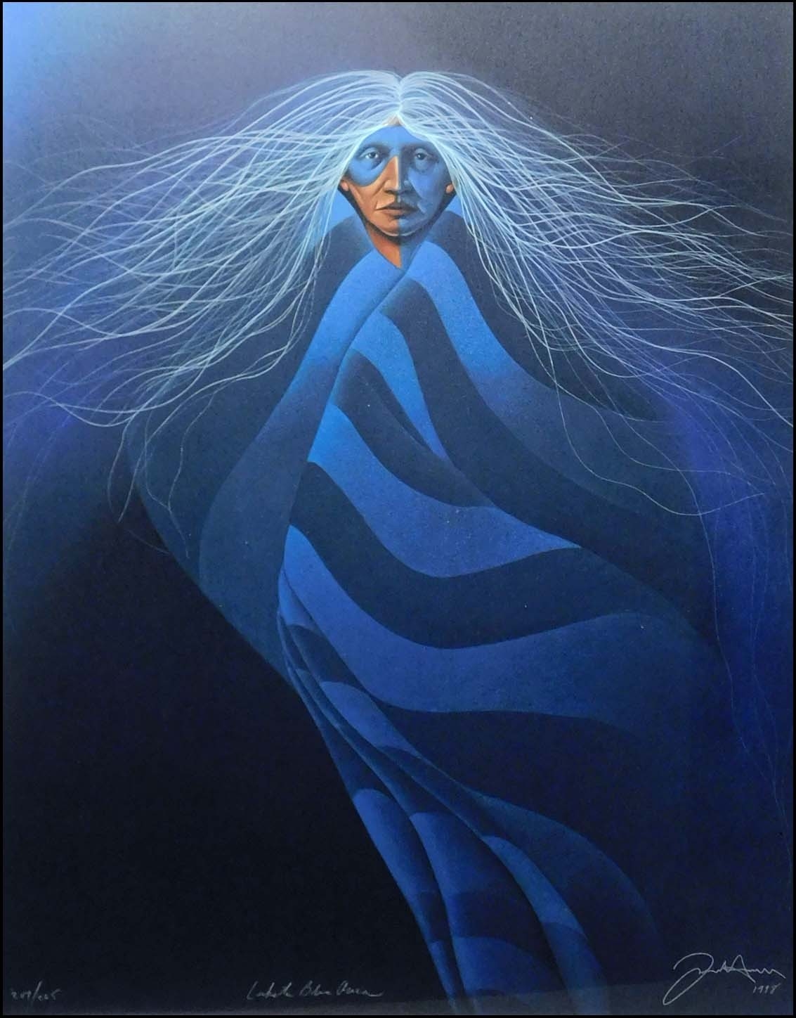 Frank Howell | Lakota Blue Aura (1990 - 1999) | MutualArt