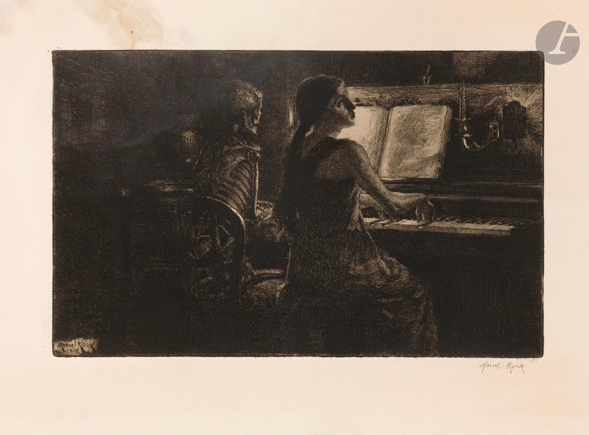 Marcel Roux | Danse macabre (1904 - 1905) | MutualArt