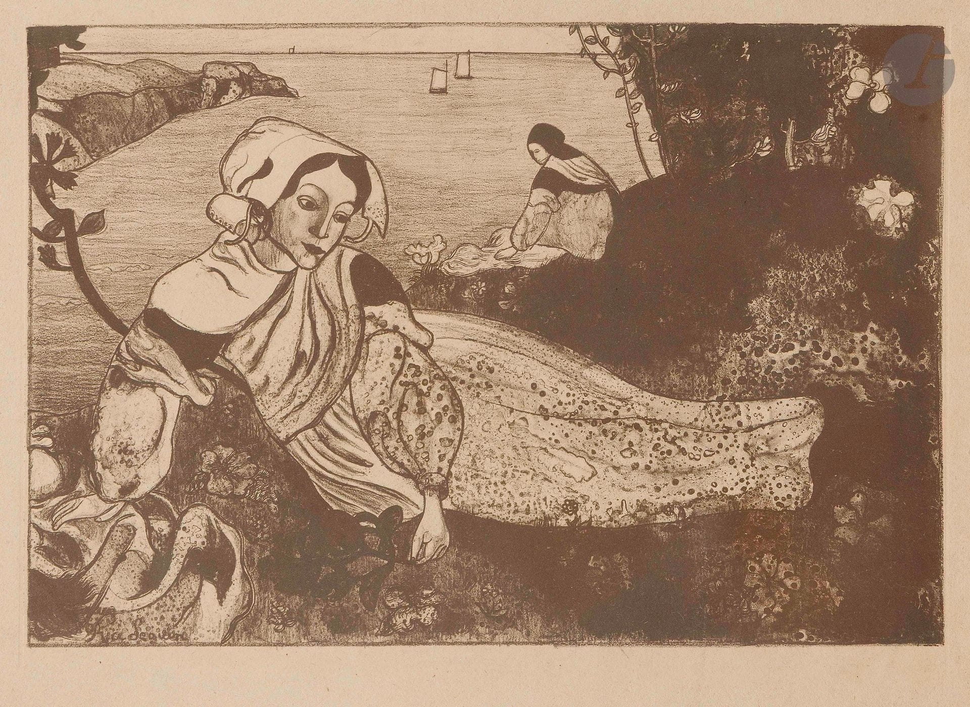 Armand Seguin | La Primavera (Reclining Woman) (1894 - 1895) | MutualArt