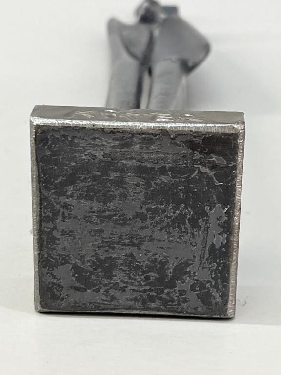 Paul Mayer | Brutalist Bronzed Iron Couple Sculpture | MutualArt
