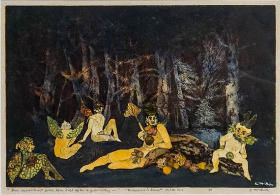 Thou Rememberest Since Once I Sat Upon a Promontory- Midsummer's Dream Act 2 Scene I - American School, 20th Century