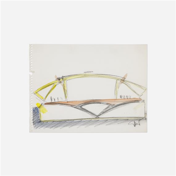 Santiago Calatrava | Milwaukee Art Museum cross section of brise