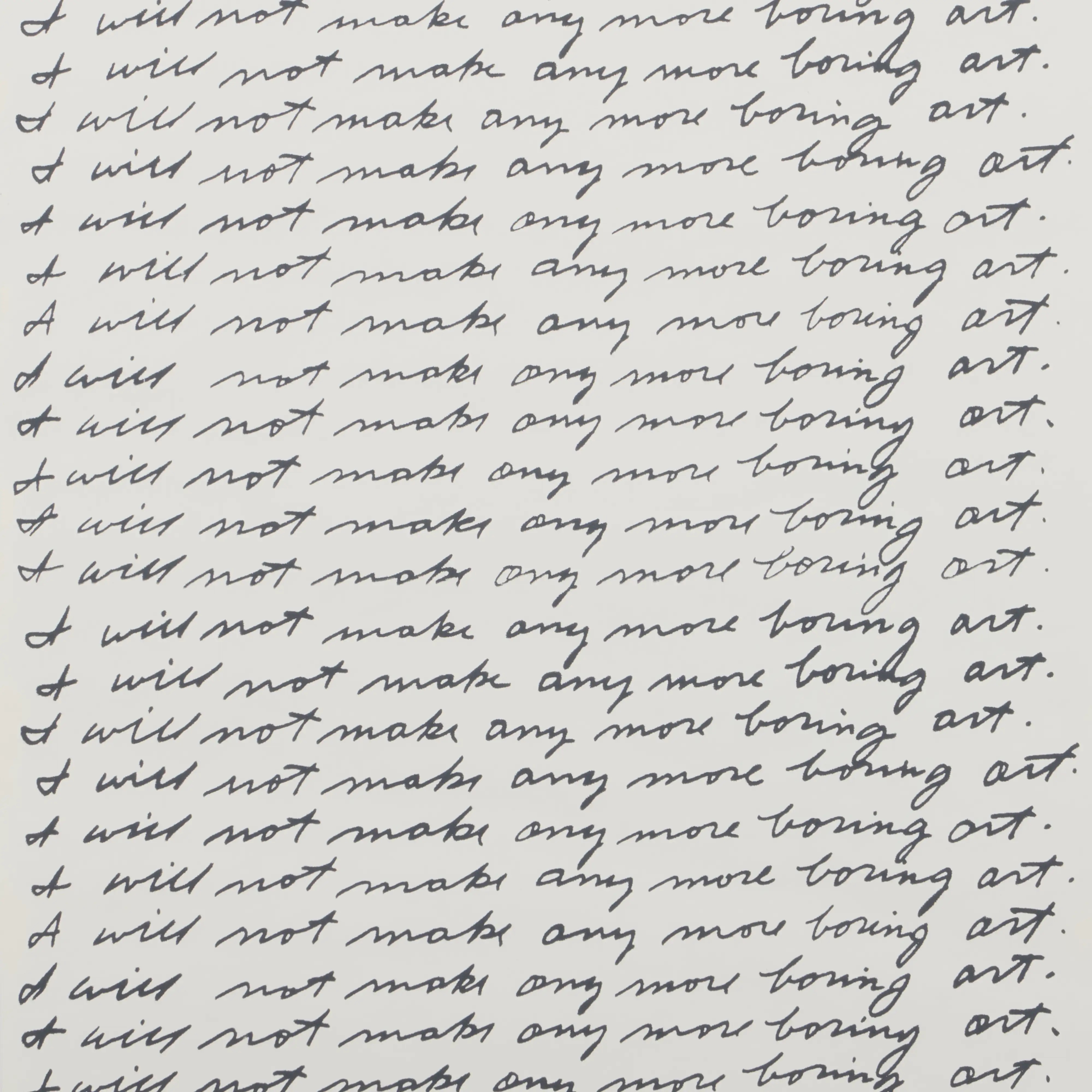 John Baldessari | I will not make any more boring art (1971 - 2000 ...