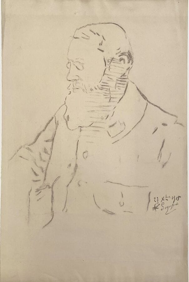 Victor Joseph Ségoffin | Study of a portrait of a man (1915) | MutualArt