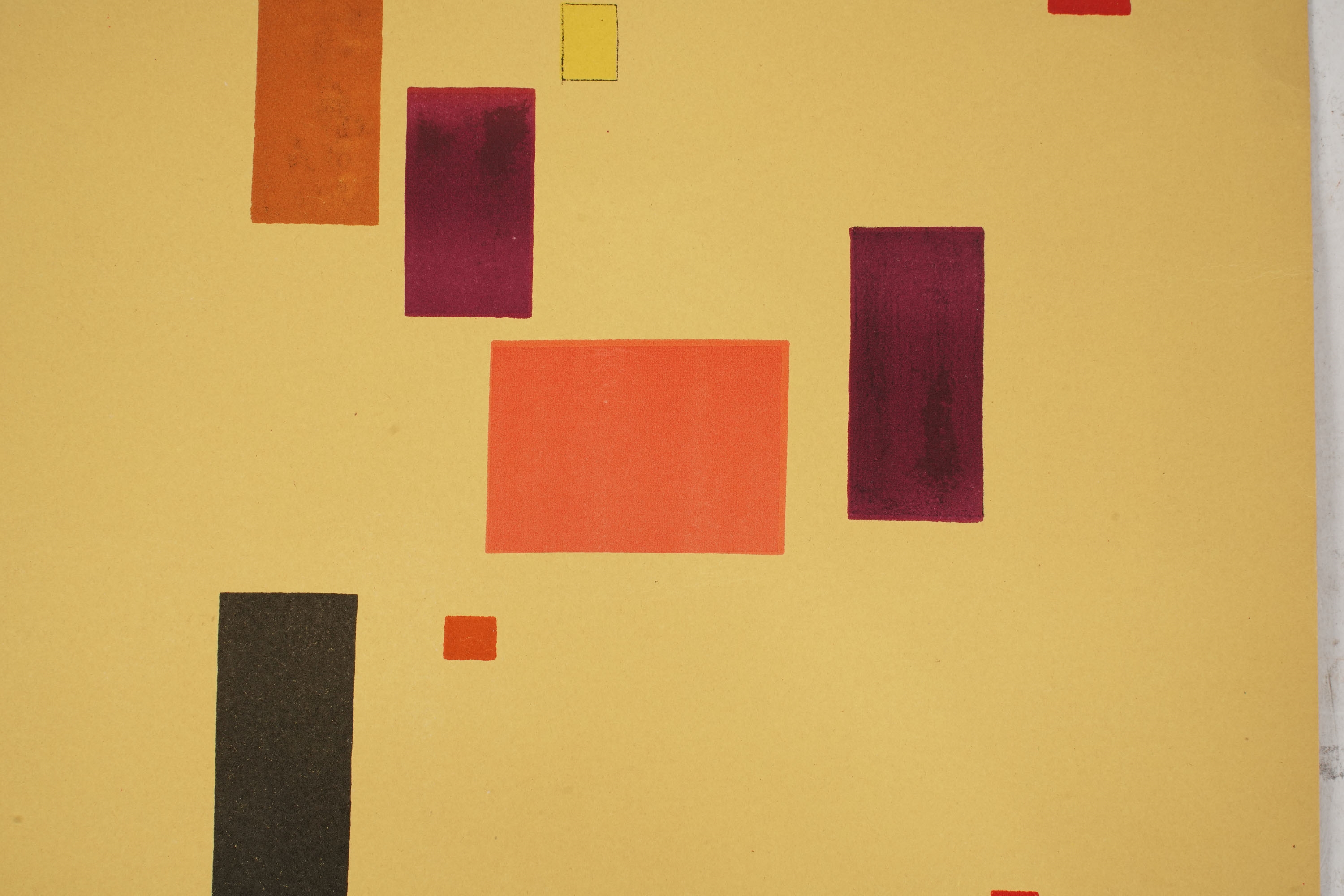 Wassily Kandinsky | Rectangles on Yellow | MutualArt