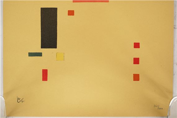 Wassily Kandinsky | Rectangles on Yellow | MutualArt