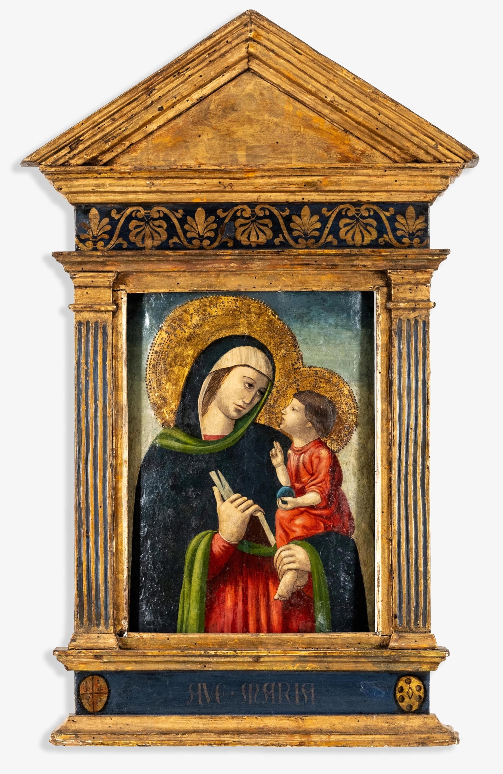 Italian Renaissance School | Italian Renaissance Polychrome Painting ...