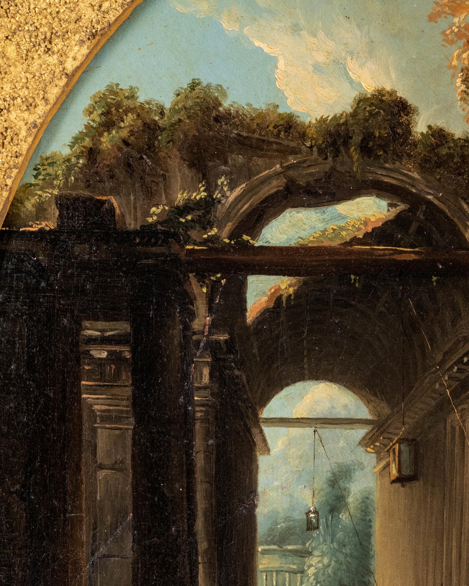 Hubert Robert | Arch of Janus Architectural Ruin Painting | MutualArt
