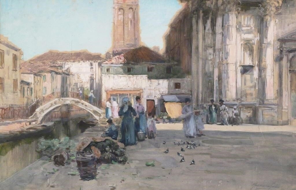 Francis Hopkinson Smith | Venice Scene | MutualArt