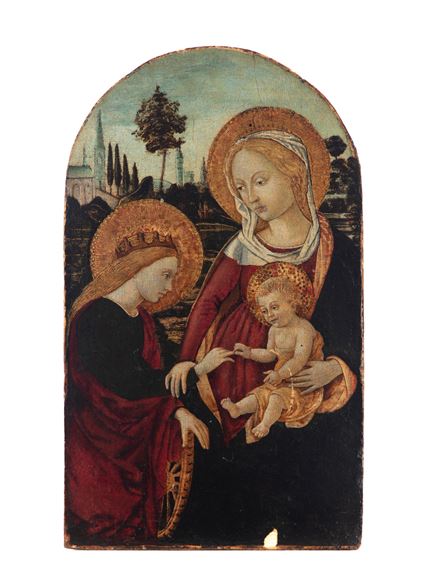 Pseudo Pier Francesco Fiorentino | Mystical Marriage of Saint Catherine ...
