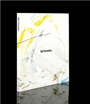 A minimalist book cover featuring abstract watercolor-like strokes against a stark black background.