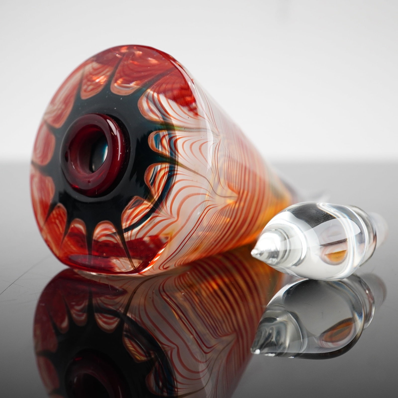 Richard Clements | Richard Clements Art Glass Perfume Bottle and ...