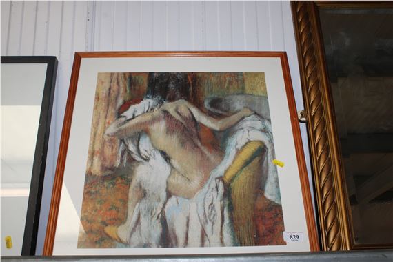 After the bath - Edgar Degas
