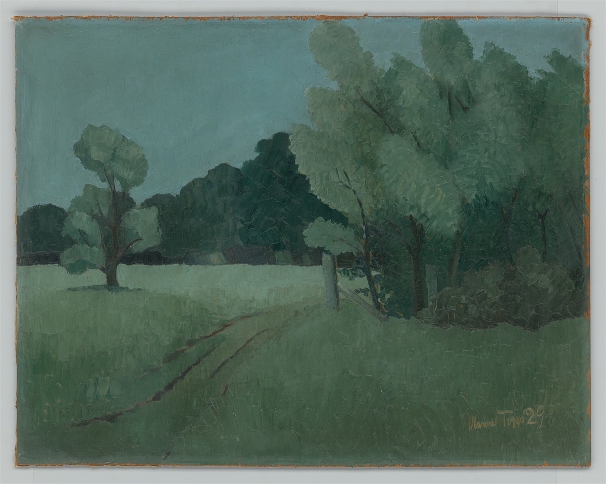 Arnold Topp | Park Landscape (1929) | MutualArt
