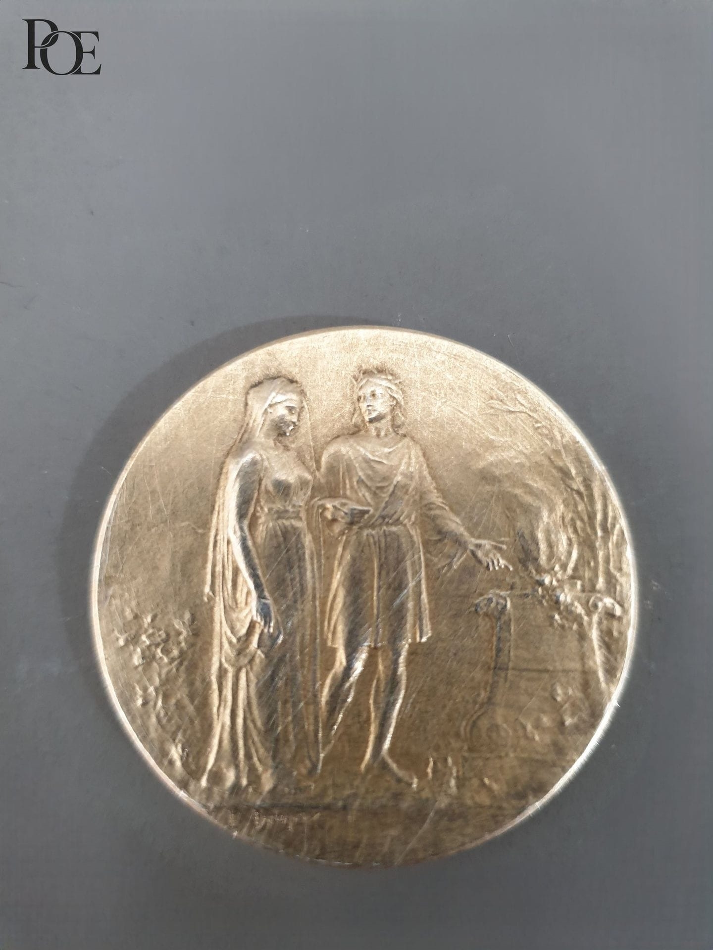 Emile Dropsy | Silver wedding medal (1901) | MutualArt