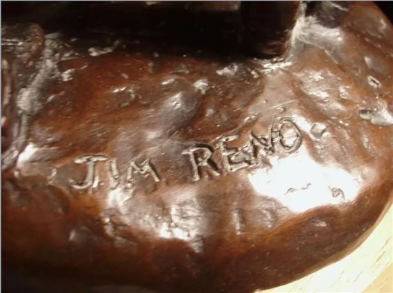 Jim Reno | Rodeo Cattle Auction Champion Trophy Sculpture | MutualArt