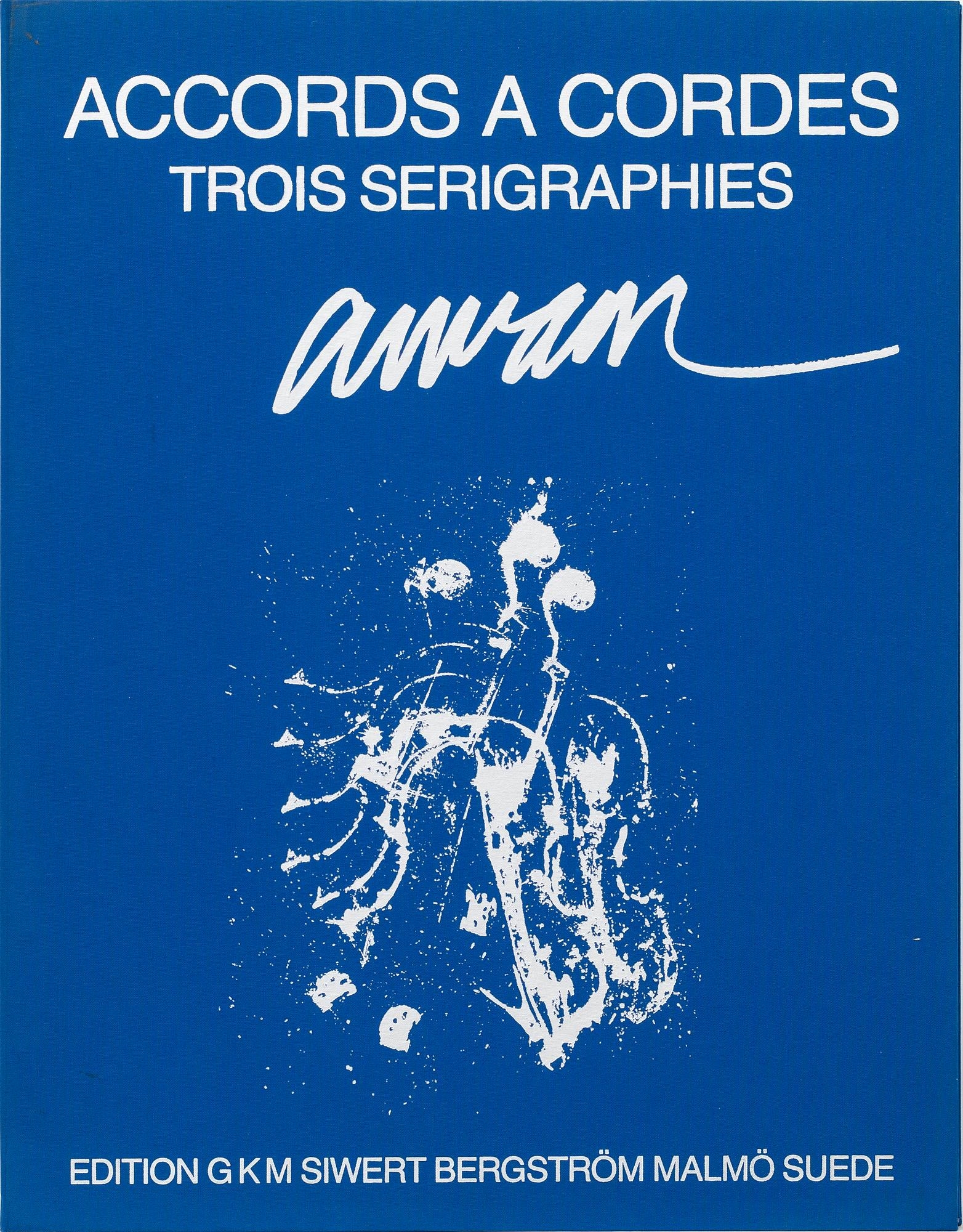 Arman | Folder, 2 of 3 sheets, Accords A Cordes Three Screenprints by ...