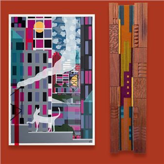 Confluence: Where Forms Converge: Geometric Abstractions & Woodcarvings - Stefani Art Gallery