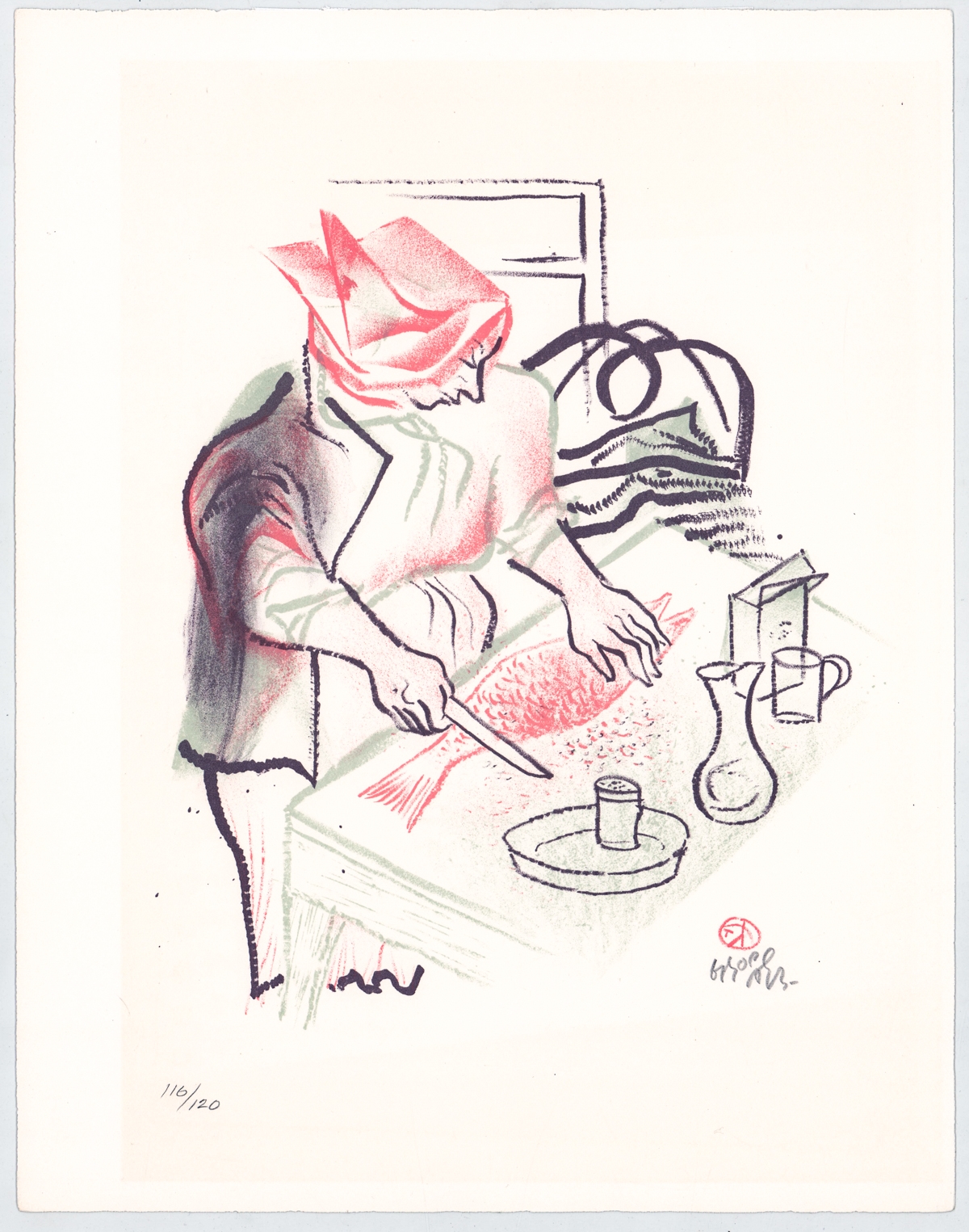 William Gropper | William Gropper (4) SIGNED / NUMBERED Lithos | MutualArt