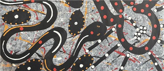 Julie Wungundin Wandjina | Wandjina Watching Sacred Ungud (2009 ...