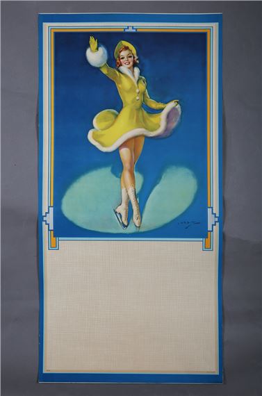 Jules Erbit | PIN UPS. A 1950s American calendar blank poster by Jules ...