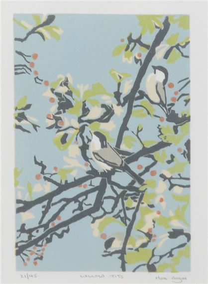 Max Angus | The Green Woodpecker, and Willow Tits | MutualArt
