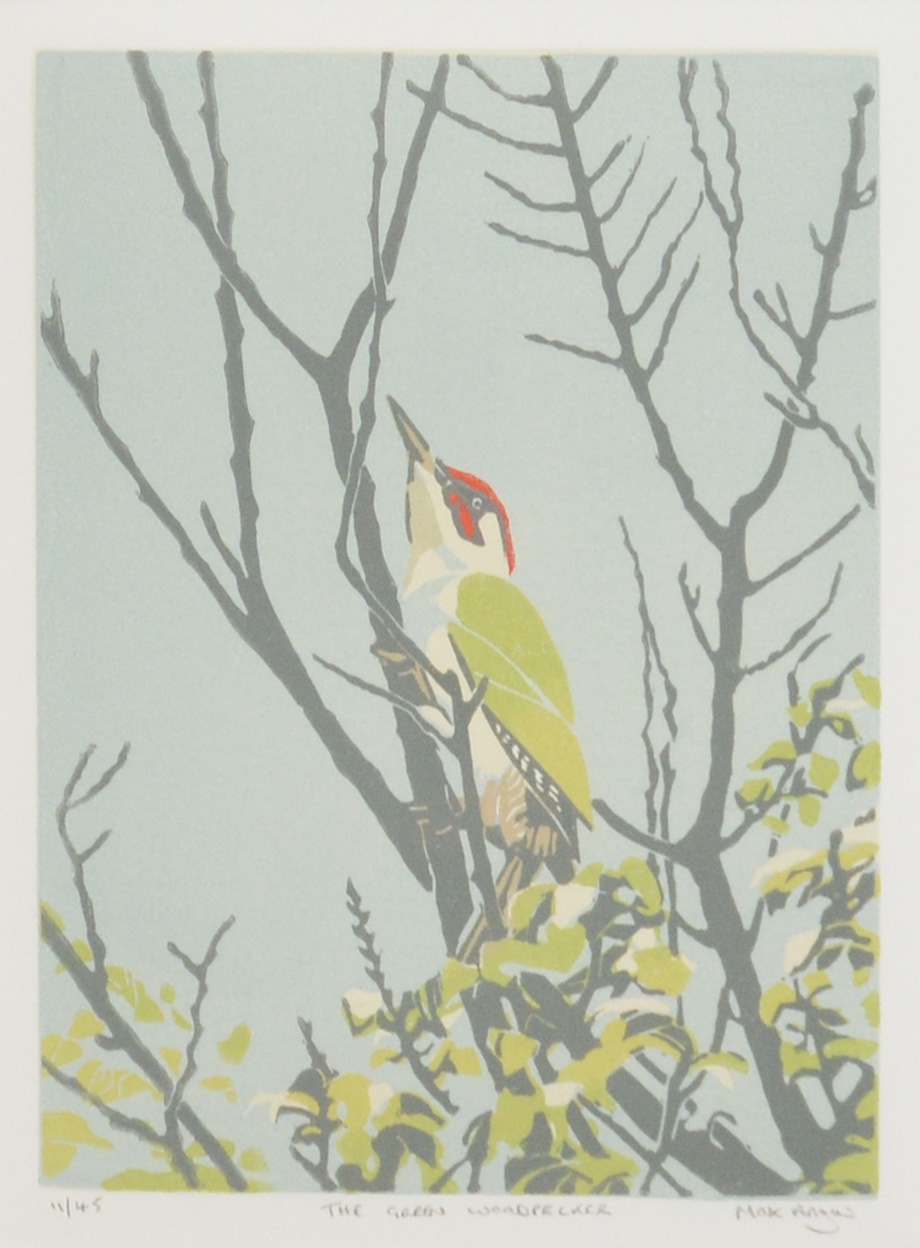 Max Angus | The Green Woodpecker, and Willow Tits | MutualArt